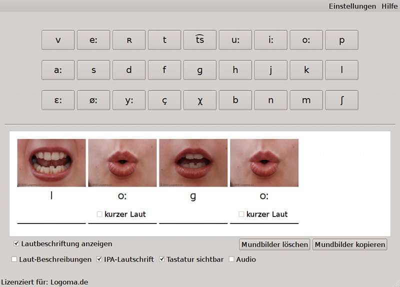 Mundbilder Software www.logoma.de